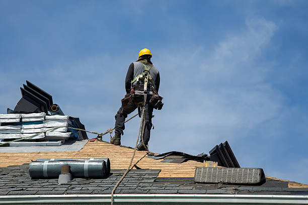 Professional Flat Roof Repair technician working in Rome, NY